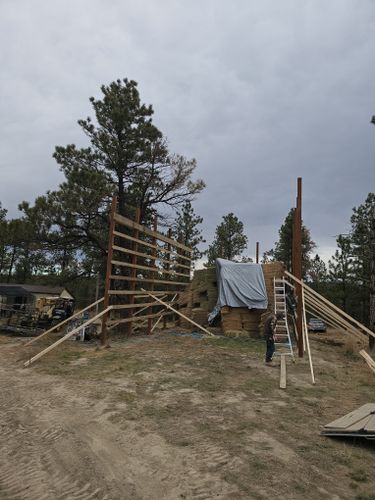 Pole Barn Construction for Blue Mountain Construction in Roundup, MT