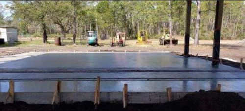 Concrete Slab Construction for Sloan's Concrete in Hilliard, FL