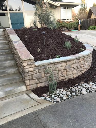 Retaining Walls and Freestanding Walls for Blue Water Landscape Services in El Dorado Hills, CA