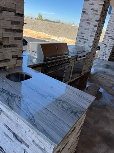 Outdoor Kitchens for Inova Hardscape in El Paso, TX