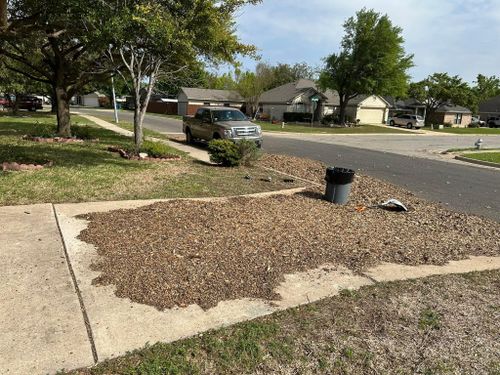 Mowing for Allen Lawn Care in Taylor, Texas