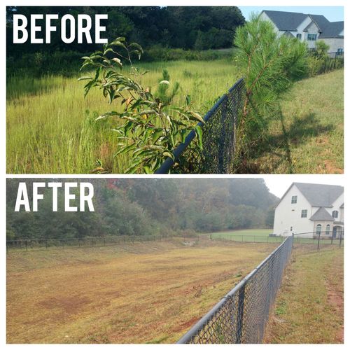 Detention Pond Maintenance for Fayette Property Solutions in Fayetteville, GA