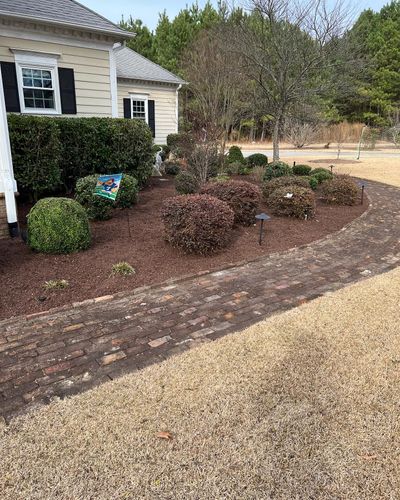 Mulch Installation for Paul's Lawn Care and Pressure Washing in Wilson, NC