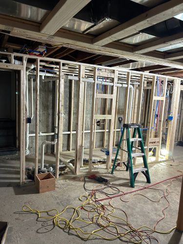 House Renovation for J.Flora Plumbing in Abington, MA