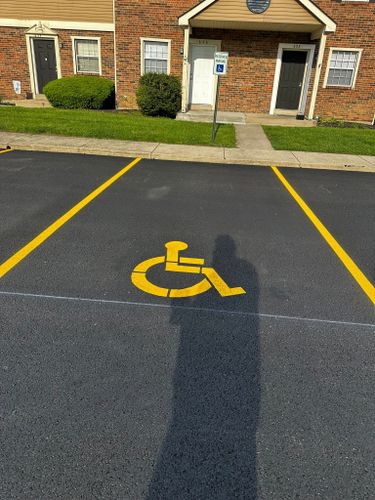 Parking Lot Striping for Ronnies Line Striping in Kenton, OH