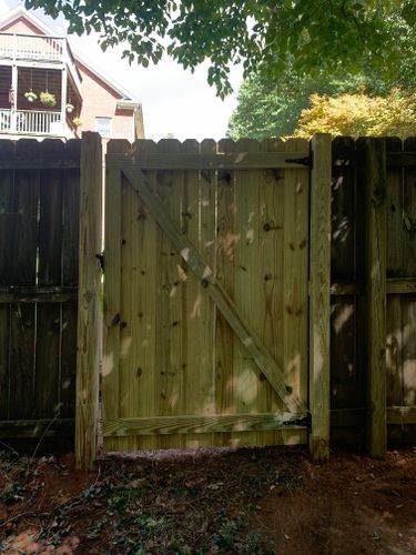 Wooden Fencing for Alpine Fence in Dahlonega, GA