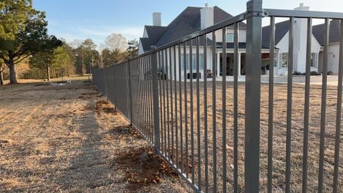 Ornamental Aluminum/Steel Fence for Manning Fence, LLC in Hernando, MS