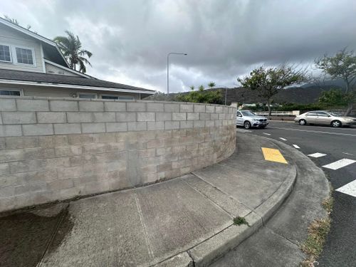 Retaining Wall Construction for Maka’s Akamai Masonry LLC in Kaneohe, HI