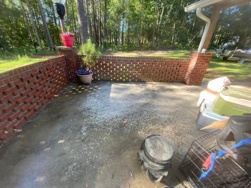 Retaining Wall Washing for BullCreek Pro Wash LLC in Claxton, GA