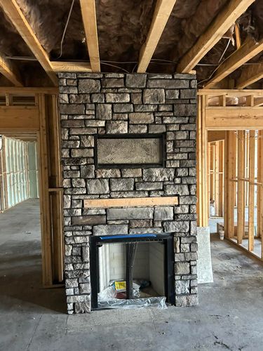 Fireplace Installation for Southerland Custom Masonry in Hustonville, KY