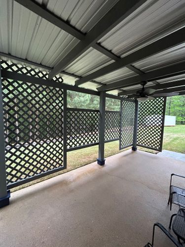 Pergola and Pavilion Installs for E&T Outdoor Pros in LaGrange, GA