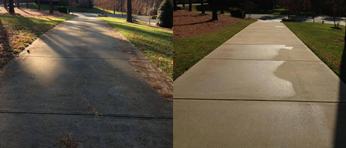 Driveway and Sidewalk Cleaning for Deep South Exterior Cleaning in Moultrie, Georgia