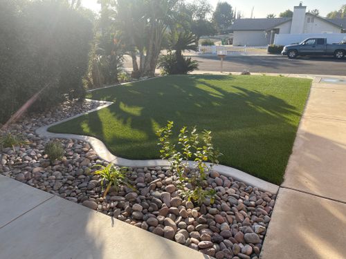Artificial Turf Installation for Aidan Jade Landscaping in Riverside County, CA
