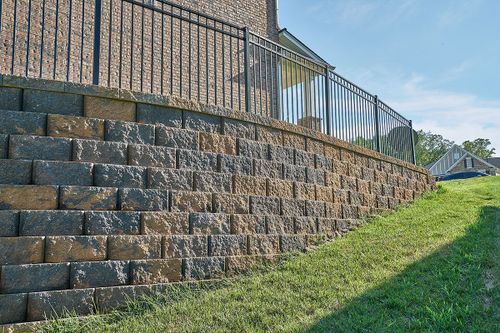 Retaining Wall Installs for E&T Outdoor Pros in LaGrange, GA