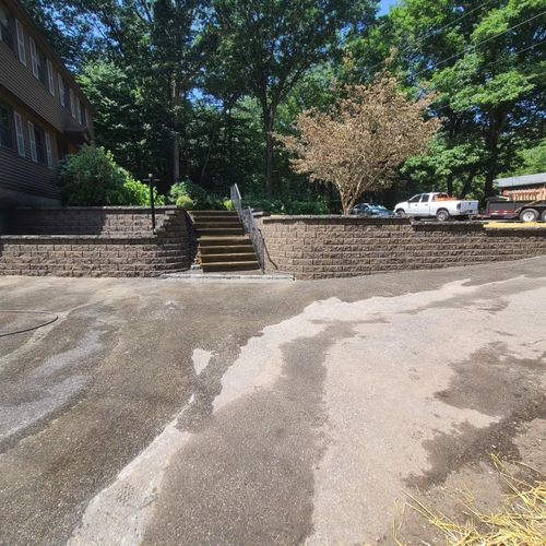 Retaining Walls for Apex Landcare in Salisbury, MA