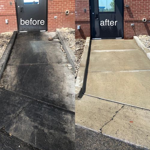 Concrete Cleaning for Al's Hydro-Wash LLC. in Dayton, OH