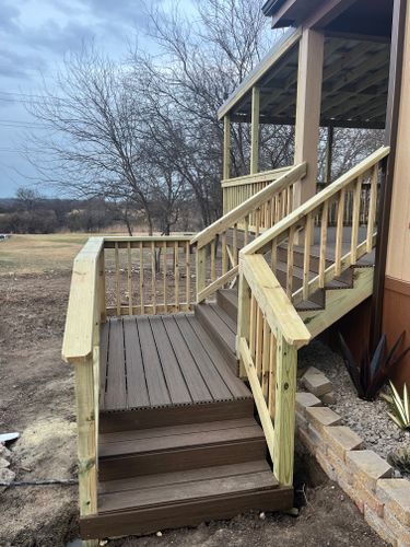 Decks & Handicap Ramps for BAKER Carpentry in Joshua, TX