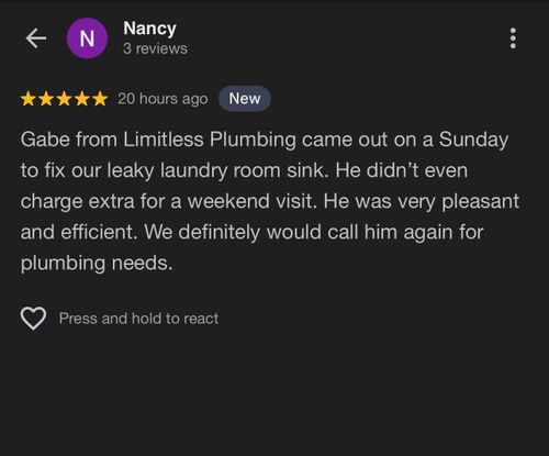  for Limitless Plumbing in Smyrna, TN