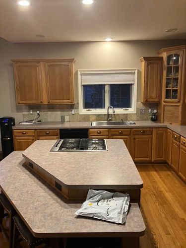 Kitchen and Cabinet Refinishing for Sharp Edge Paint & Remodel in Sugar Grove, IL