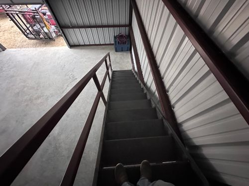 Handrail fabrication and installation for BCS Metal Construction LLC in Springtown, TX