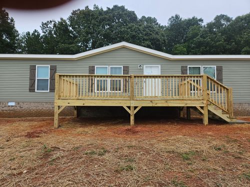 Porches and decks for Lovvorn Builders in Bowdon, GA