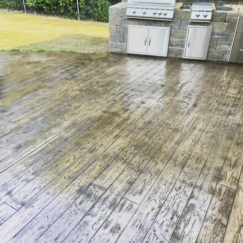 Patio Design & Installation for Concrete Cowboyz in Greenville, NC