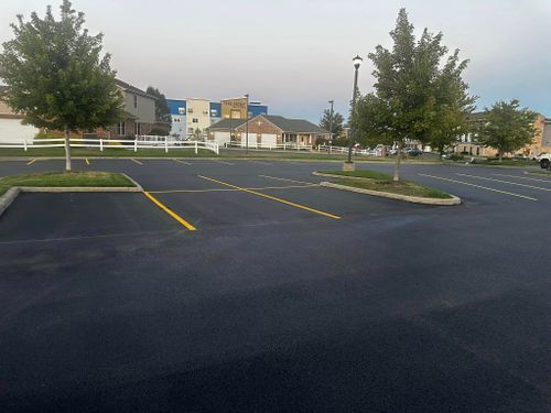 Parking Lot Striping for Ronnies Line Striping in Kenton, OH