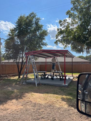  Metal Building for D Flying E Mobile Welding & Fencing in Dalhart,, TX