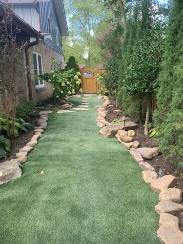 Artificial turf for Hydrologic Designs LLC in Rogers, AR