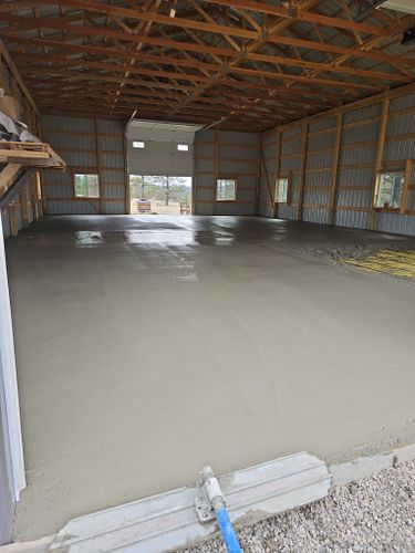 Concrete work for Blue Mountain Construction in Roundup, MT