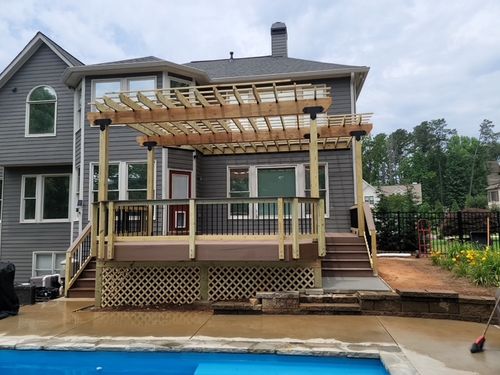 Pergolas and Outdoor Living for CSC Carpentry LLC in Alpharetta, GA