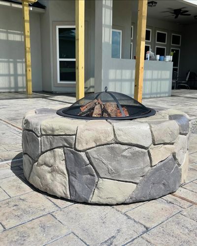 Outdoor Living Design for Keen Decorative Concrete in Corpus Christi, TX
