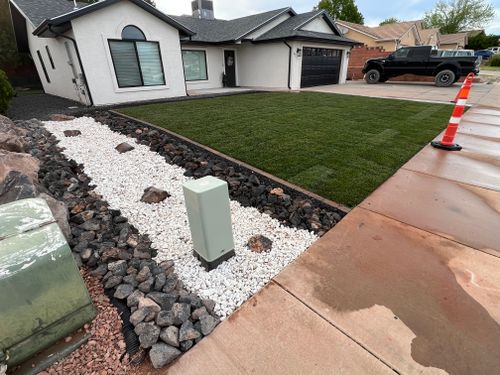 Sodding for Villegas Landscape & Maintenance in St. George, UT