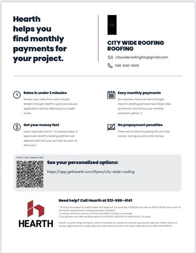  for City Wide Roofing in Houston, TX