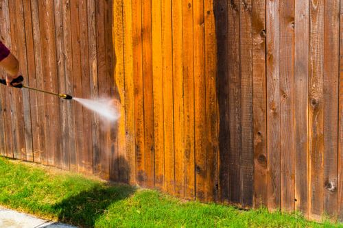 Fence Staining for Jette's Pressure Washing in Augusta, GA