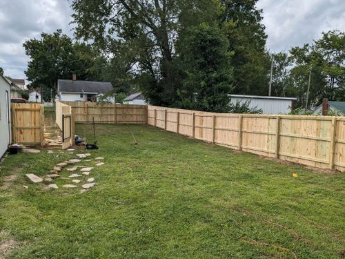 Fencing for GT Builders in Henryville, IN