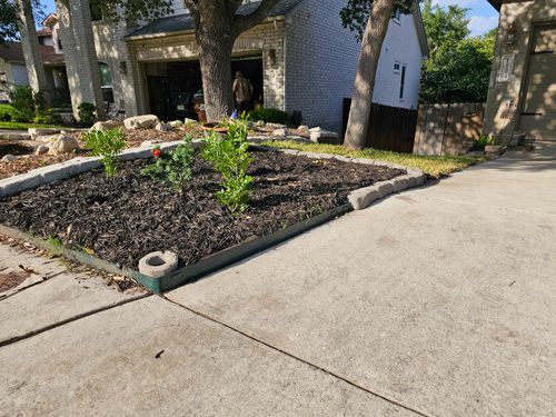 Mulch Installation for Miller Mowing & Maintenance LLC in San Antonio, TX