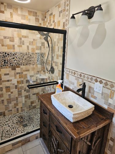 Bathroom Renovation for Blue Mountain Construction in Roundup, MT