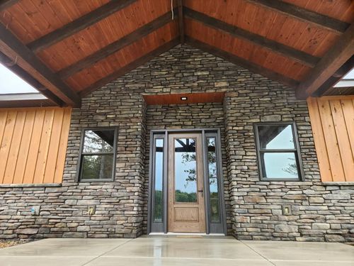 Stonework for Davis Masonry in New Castle, PA