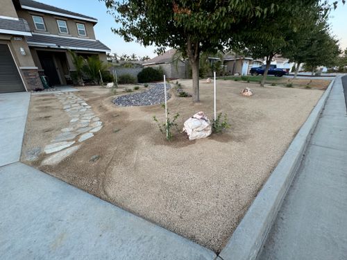 Concrete Edging for Aidan Jade Landscaping in Riverside County, CA