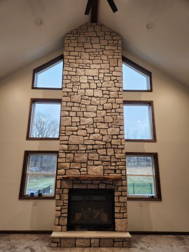 Stonework for Davis Masonry in New Castle, PA