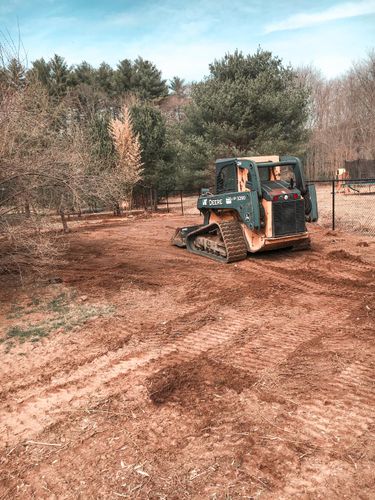 Land Grading for E. Gordon Construction in Dighton, MA