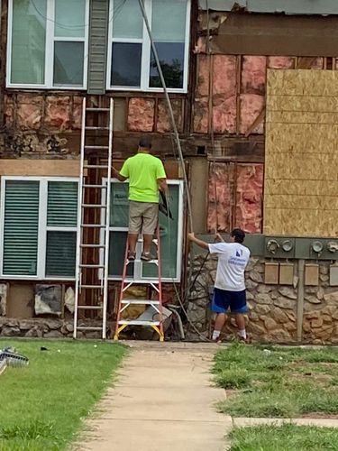 Siding Installation for A’Hearn Construction  in Prague, OK