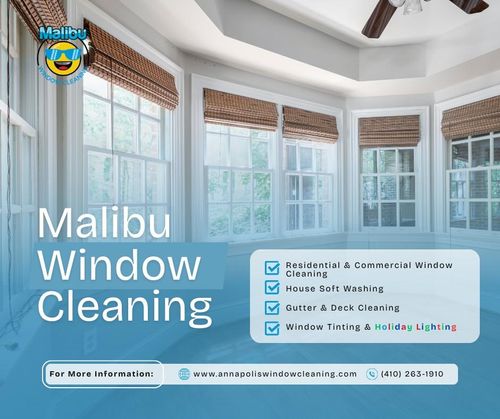Residential and Commercial Window Cleaning for Malibu Window Cleaning in Annapolis, MD