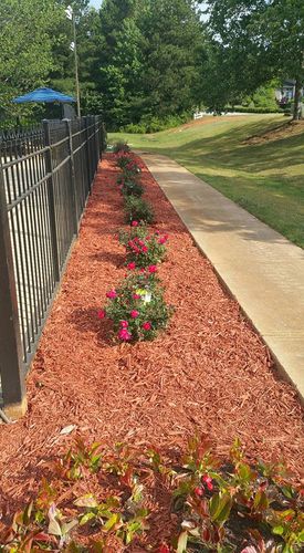 Mulch Installation for AJC Lawn Care, LLC in Atlanta, Georgia