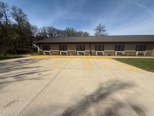 Line Striping for Midwest Line Striping LLC in Spirit Lake, IA