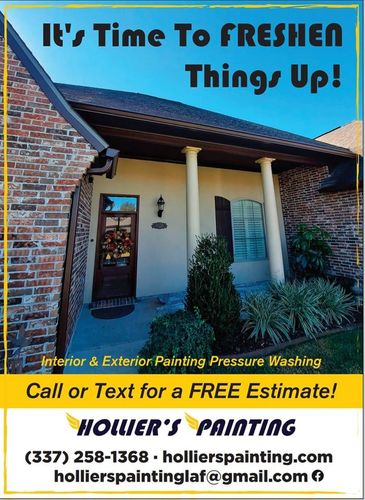 Pressure Washing for Hollier's Painting in Lafayette, LA