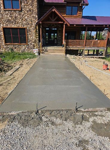 Concrete Slab Construction for AXC LLC in Knoxville, TN