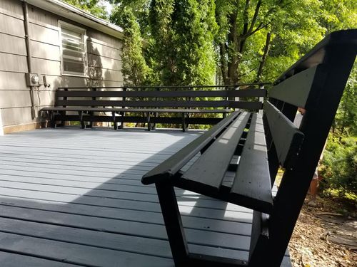 Deck Refinishing for Duraplus Topcoat Painting in New Brighton, MN