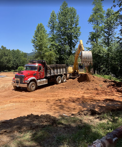 Excavation for Gibson Grade Works in Towns County, GA